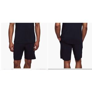 New Men's Eberjey Henry Pajama Lounge Shorts in Navy Size Large (Shorts Only)